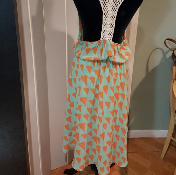 Bermuda triangle high low dress - Picture 3 of 3